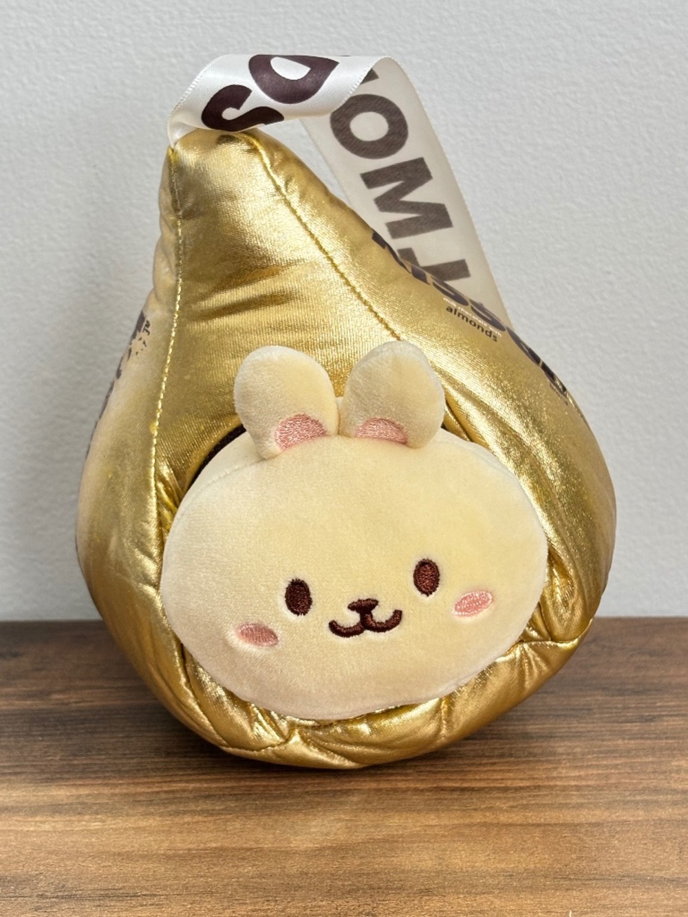 Anirollz Bunniroll Gold Hersey Kisses Almonds Bunny Plush Stuffed Animal Toy